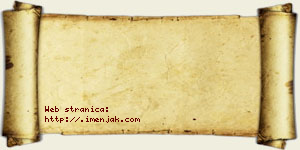 Anđela Backović vizit kartica